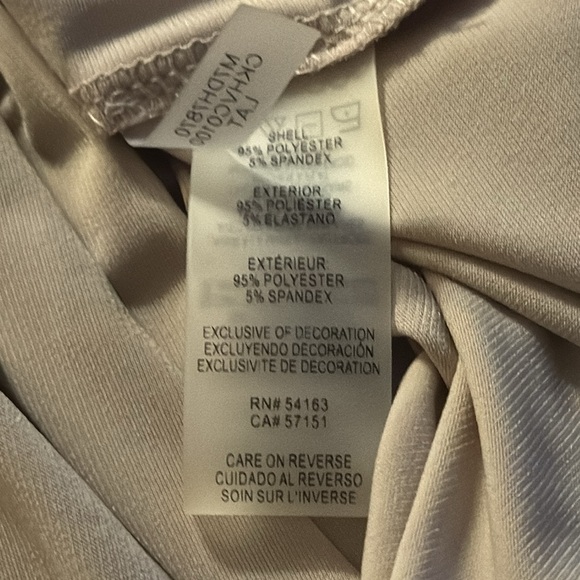 Calvin Klein chain detail tan top - Picture 6 of 7